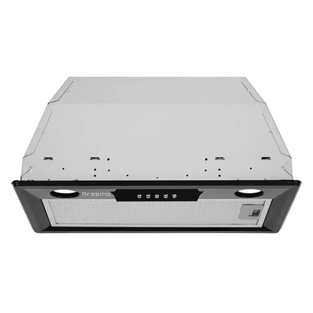 PRESINO HOODPRE0152B | Kitchen Hood 600 m³/h Dual Fan Black 600 mm