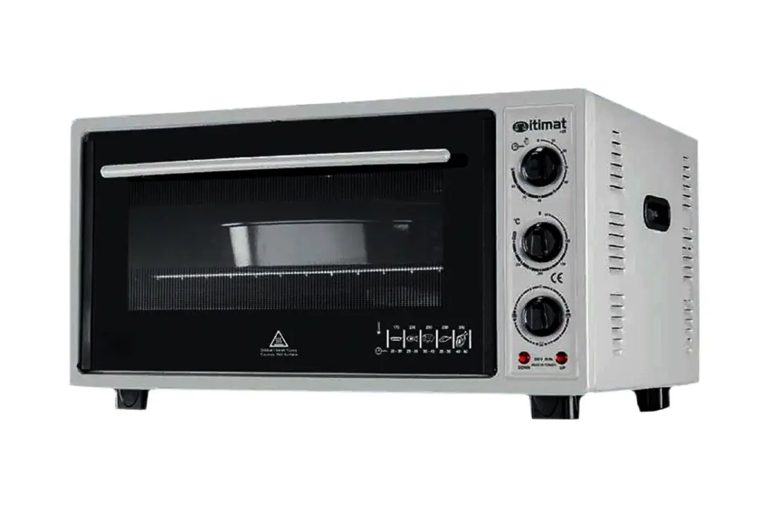 ITIMAT OVITI08TTCG | Oven 40L Double Glass Grill Gray