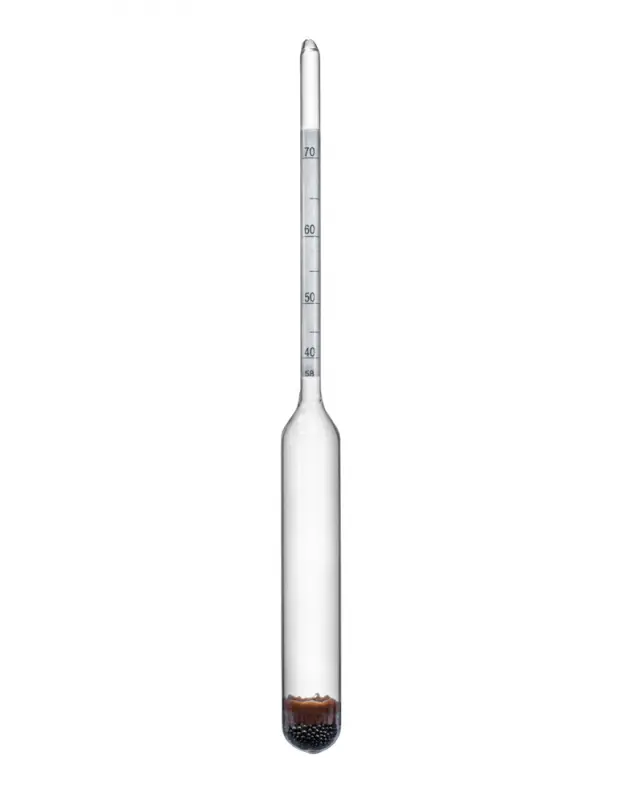 Himlaborpribor ASP-1 | Alcohol Hydrometer 0-10% Precision Range