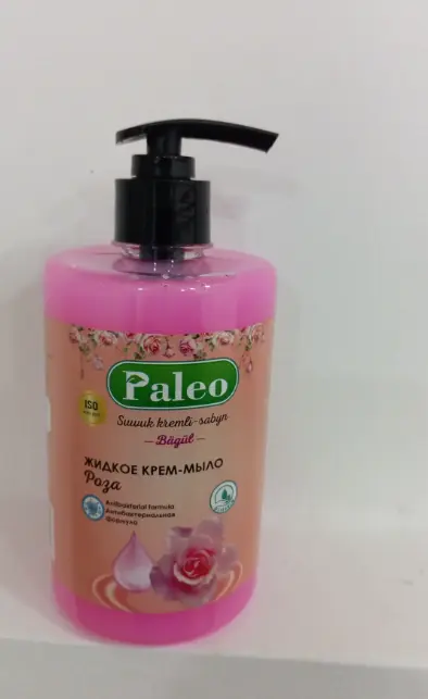 Paleo | Gül suwuk krem sabyn 500 ml, 15 sanylyk gaplama