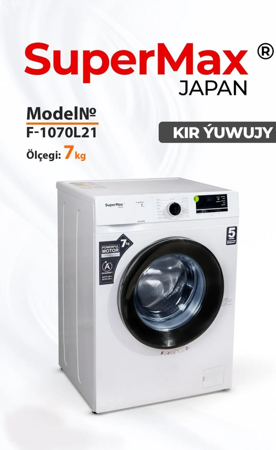 SUPERMAX F-1070L21 | Kir Ýuwujy Maşyn Ygtybarlylyk