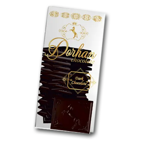 HASAR Dorhan | Bitter Chocolate 55% Cocoa Bulk Box (72 pcs)