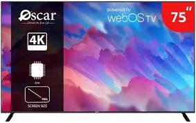 Oscar 75 4K | Телевизор 75 дюймов Ultra HD