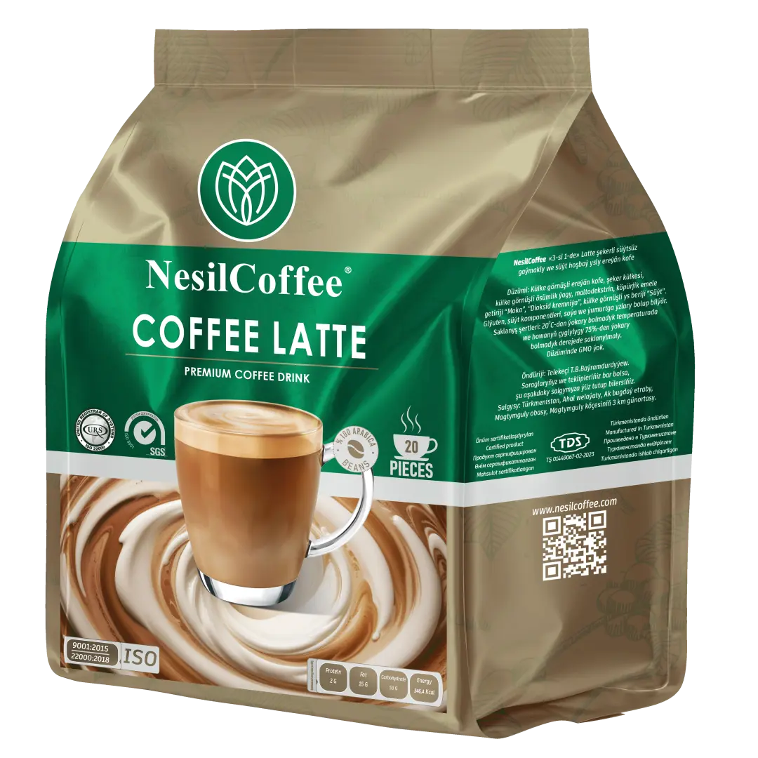 NesilCoffee | Ванильный латте премиум кофейный напиток 400 г