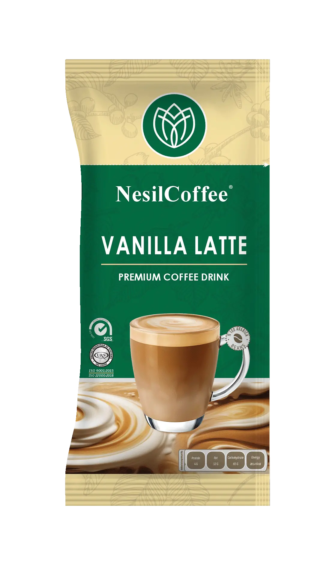 NesilCoffee | Ванильный латте премиум кофейный напиток 400 г