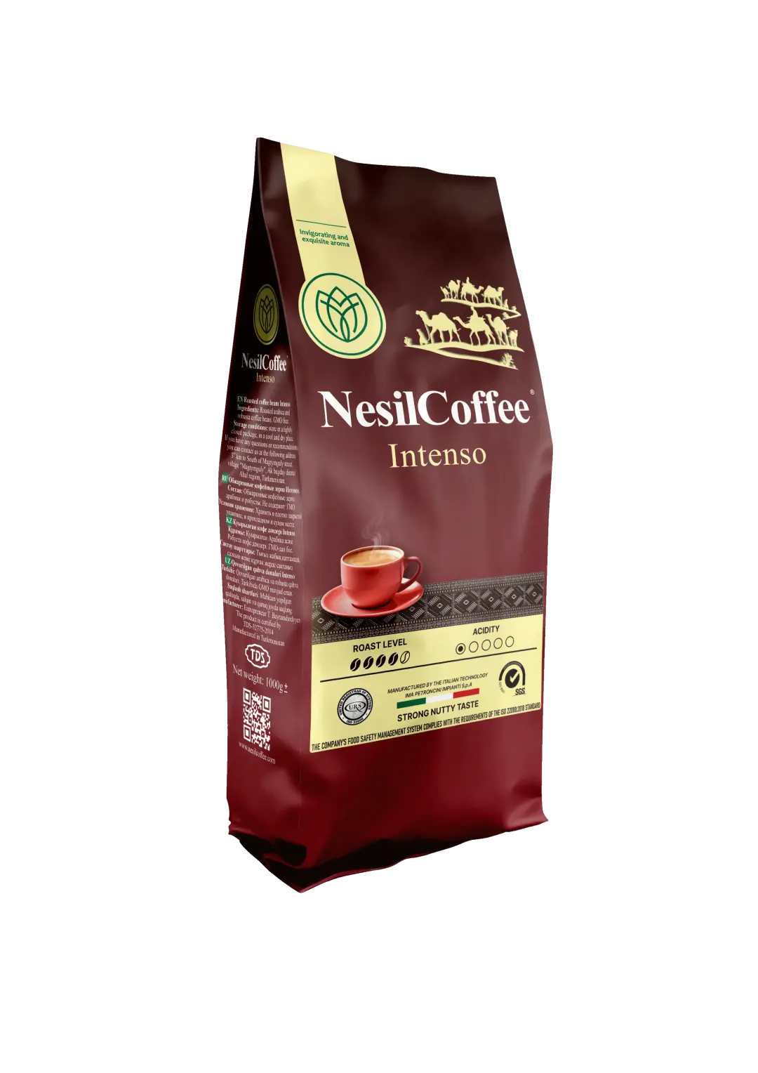 NesilCoffee Intenso | Kofe Dänesi 1 kg Güýçli Gyzdyryş