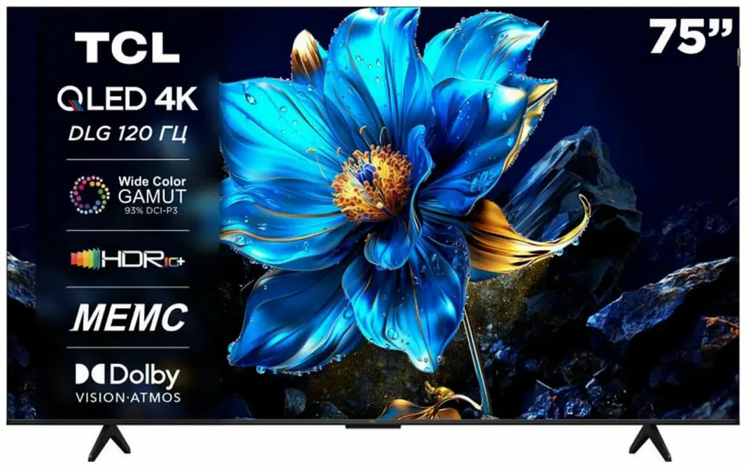 TCL 75P6K | Smart TV 75 Inch 4K UHD Direct LED