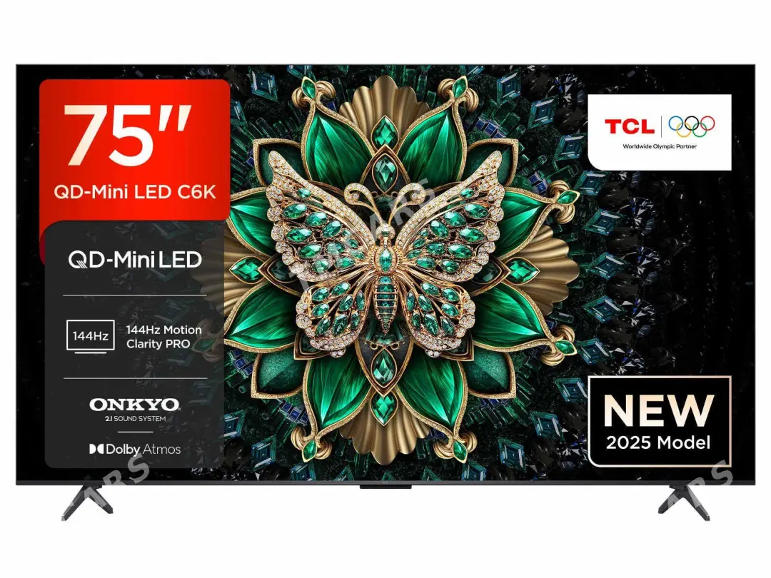 TCL 75C6K | Smart TV 75 inch MiniLED 4K UHD 144Hz