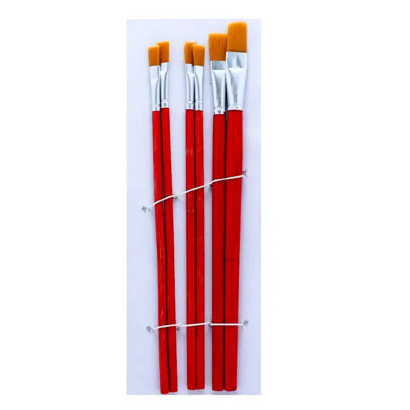 153.09.Z99.Z99.000000146 | Brush Set 6 pcs Durable Red
