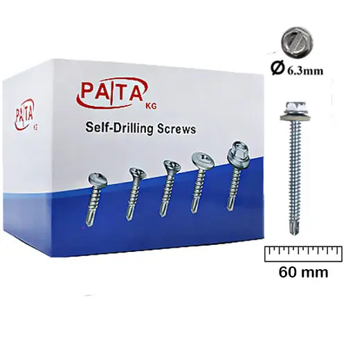 PA/TA 153.09.S02.S02.P01.63060 | Öz-özüni burawlaýan şurup 6.3x60 mm 115 sany guty