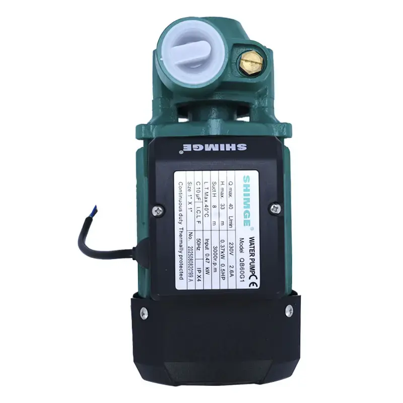 Shimge QB-60G1 | Suw nasosy 0,37kW döküm demir