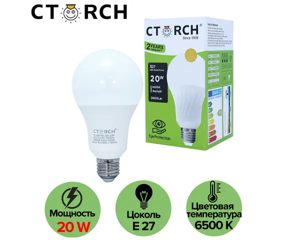 CTORCH 153.09.E01.L01.CTORCH039 | LED Bulb 20W E27 6500K