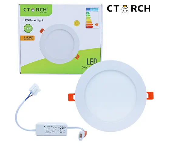 CTORCH 153.09.E01.L01.CTORCH029 | LED Panel Light 12W 6500K Slim Round