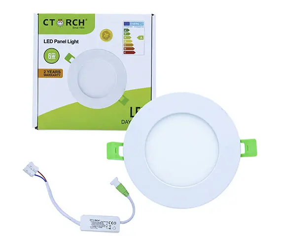 CTORCH 153.09.E01.L01.CTORCH027 | LED Panel Yşyk 6W Inçe 6500K Tegelek