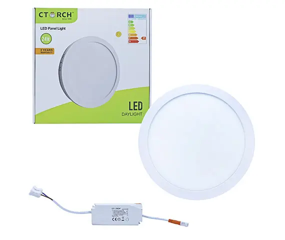 CTORCH 153.09.E01.L01.CTORCH018 | LED Panel Yşyk 24W 6500K tegelek