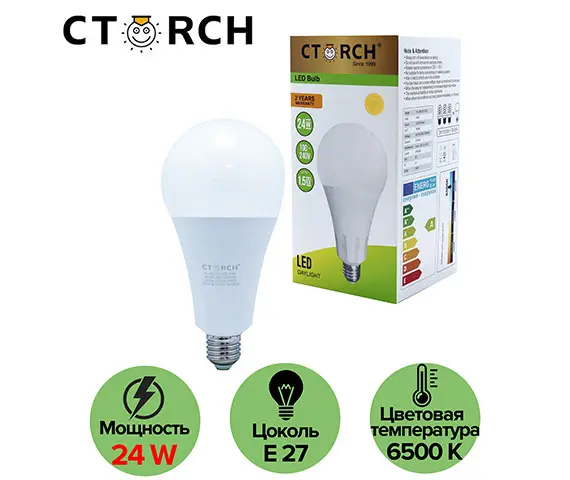 CTORCH 153.09.E01.L01.CTORCH014 | LED lampa E27 24W 6500K