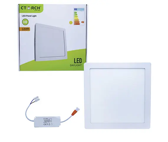 CTORCH 153.09.E01.L01.CTORCH009 | LED panel 24W 6500K üstüne kwadrat