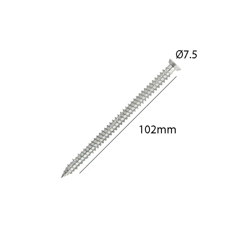 SHURUP MONTAZ 153.09.D1.C1.HTY.042 | Шуруп монтажный 7,5x102 мм сталь
