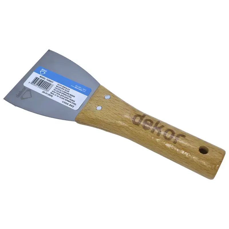 153.09.D01.D01.DEKOR0012 | Spatula 80mm agaç saply
