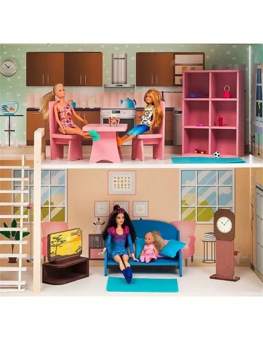 Rosali Grand LKI-00006744 | 3 Gatly Gurjak Öýi 30 sm Gurjaklar üçin 11 Goşundy