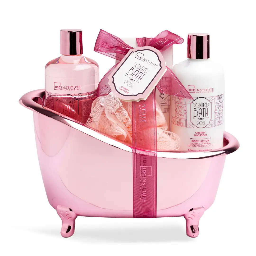 IDC INSTITUTE 8436616358808 | Scented Bath Rose Bathtub Gift Pack