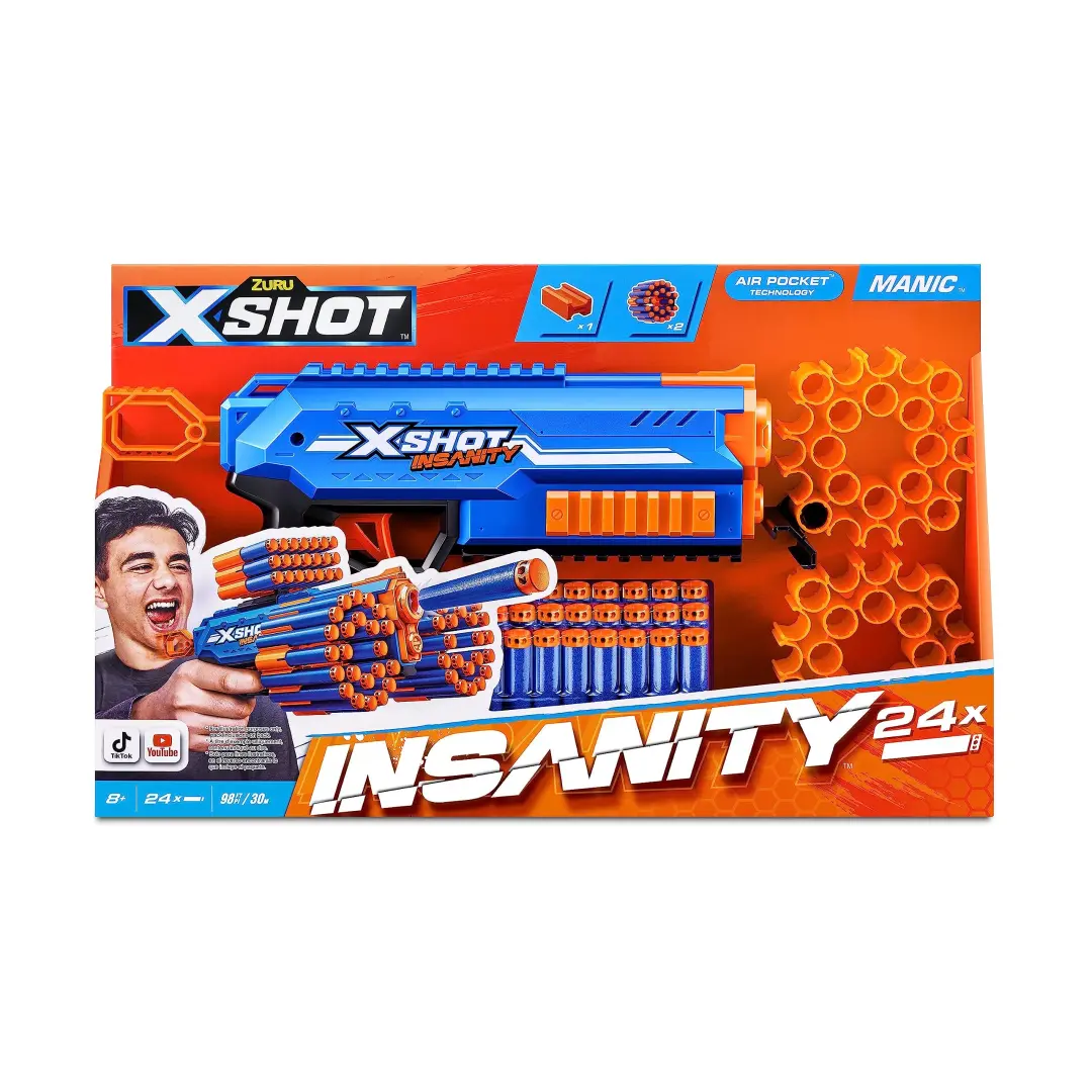 X-SHOT 4894680027008 | Köp Okly Oýunjak Blaster Tiz Atmak