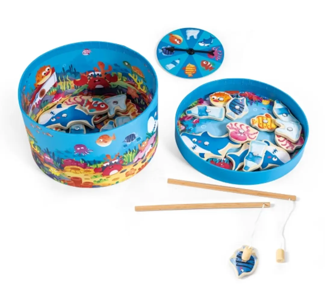 Играем Вместе 6943478045507 | Настольная игра Эко Рыбалка Экологичный пластик