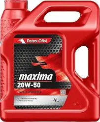 Petrol Ofisi Maxima 20W-50 | Моторное масло 4л для высоких температур