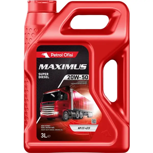 MAXIMUS Super Dizel 20-50 5LT | Diesel Engine Oil 5L High Viscosity