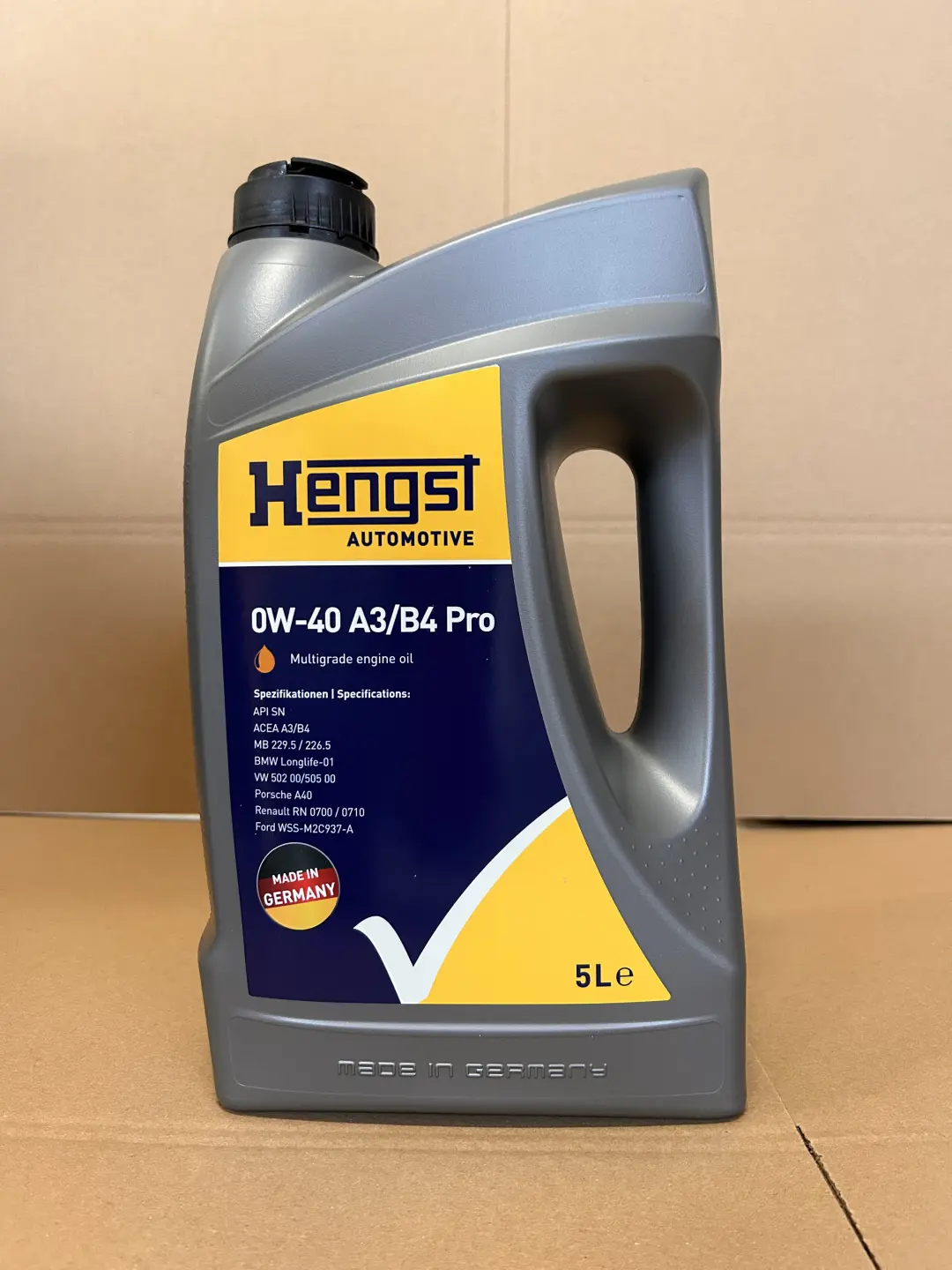 HENGST OIL 808800000 | Motor Oil 0W-40 A3/B4 5L