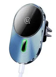 Usams US-CD170 | Magnitli awtoulag üçin simsiz zarýad beriji telefon tutujy 15W