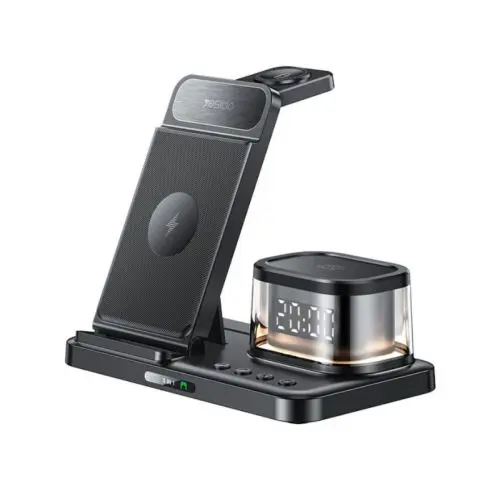 Yesido DS22 | 5 в 1 часы и беспроводная зарядка для iPhone