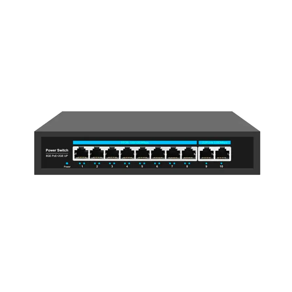 Poe swic RD-GS802 | Smart PoE Switch 10-Port 10/1000 Mbps