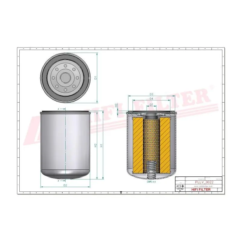 HIFI Filter SO 6113 | Flot we önümçilik motorlar üçin ýag süzgüji