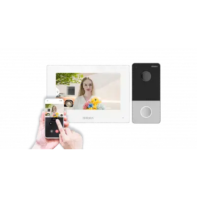 Hikvision/Hiwatch DS-D100IKWF(B) | IP wideodomofon toplumy 2MP giň burç