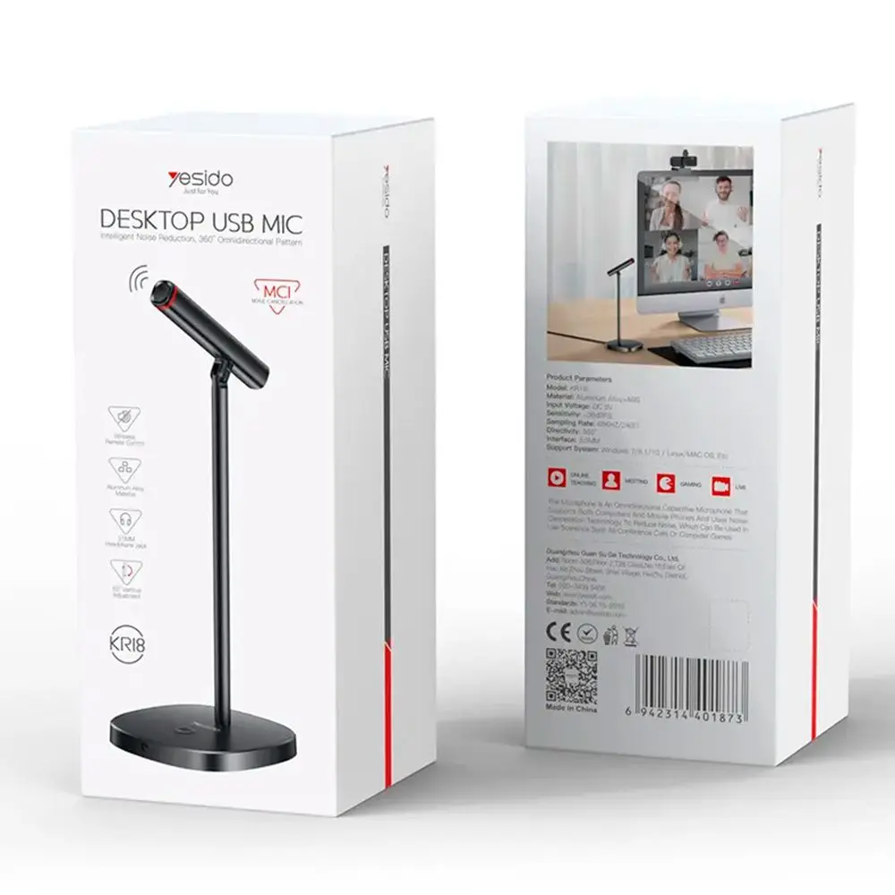 Yesido KR18 | Microphone Professional Audio Quality