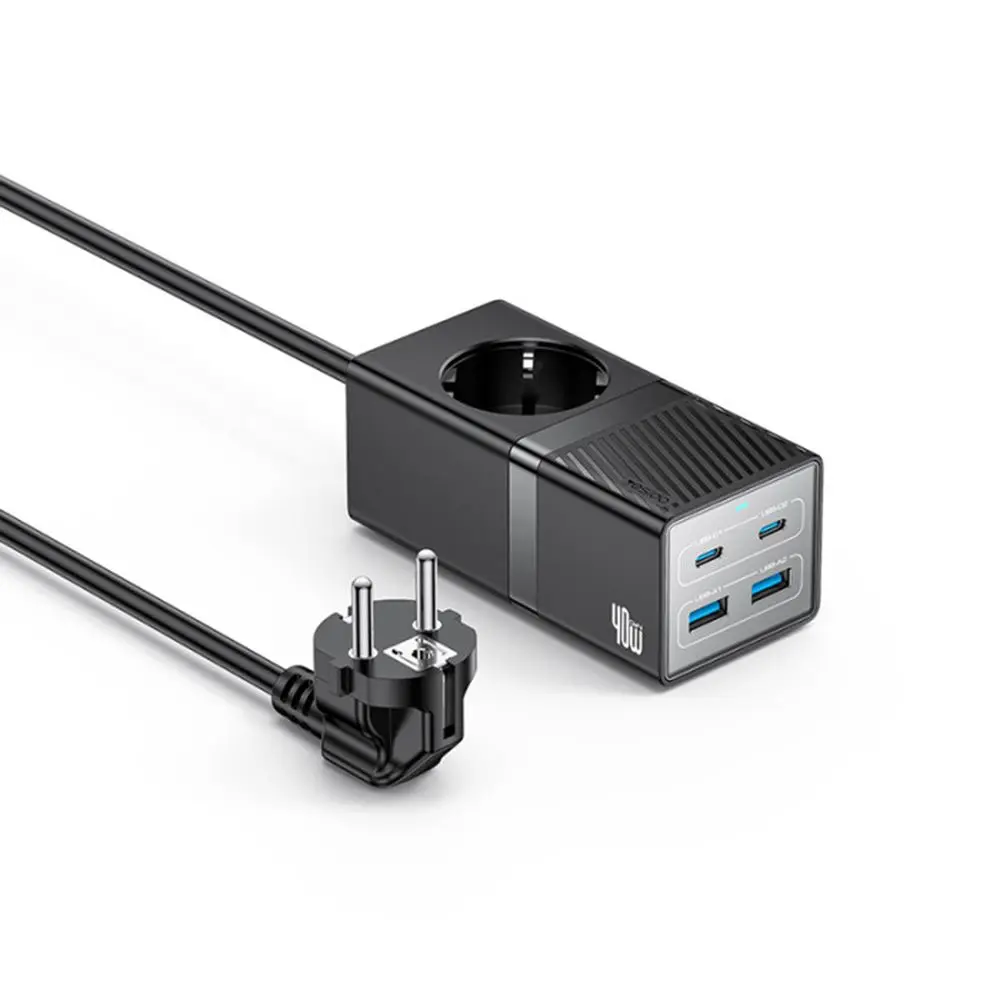 Yesido MC35 | Power Strip 40W Fast Charging Multi-Outlet