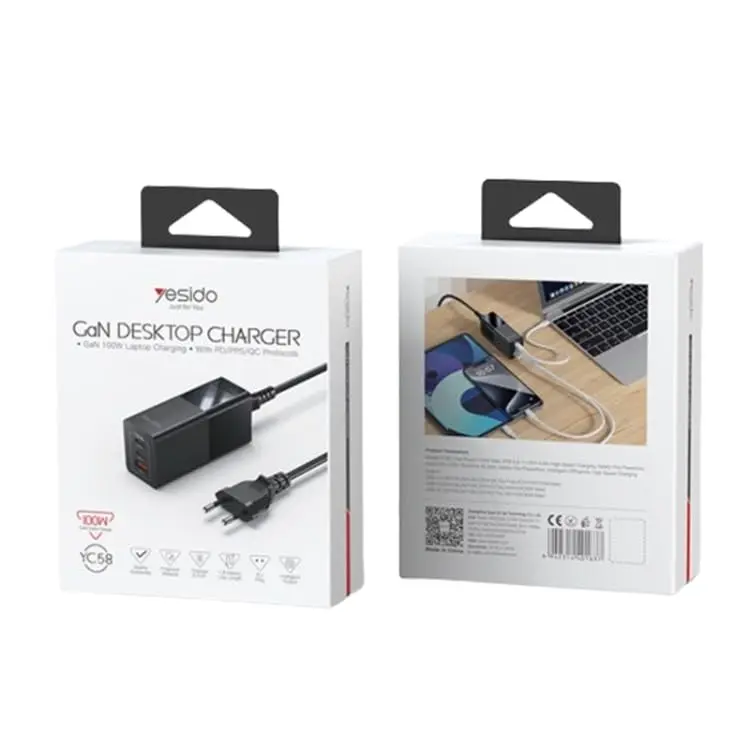 Yesido YC58 | Fast Charger 100W GaN