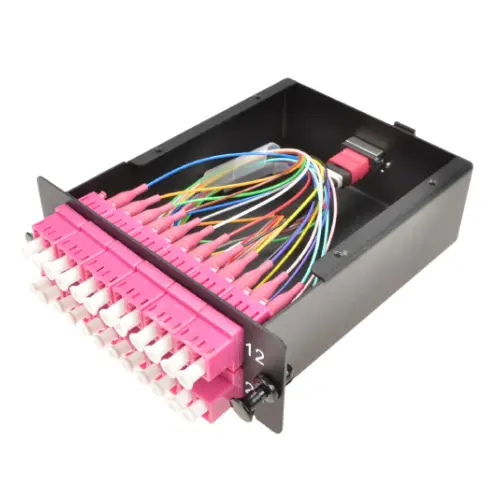 Unknown 12 Core Full-Fiber Optic Patch Panel | Fiber Optic High Capacity