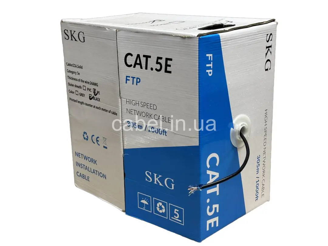 ADLINK | Içerki UTP Cat6 Kabel 0,5 mm CCA 305 m Kutu