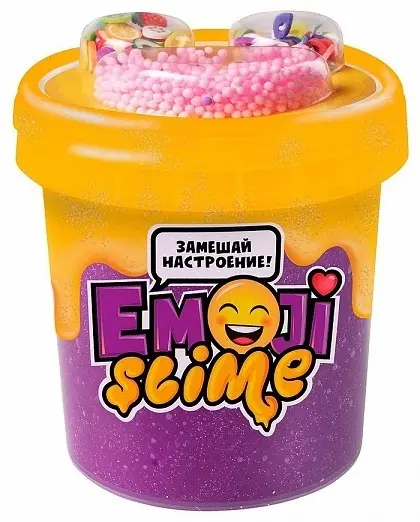 Slime Emoji 4610092605753 | Toy Set 120 ml Purple Sensory Play