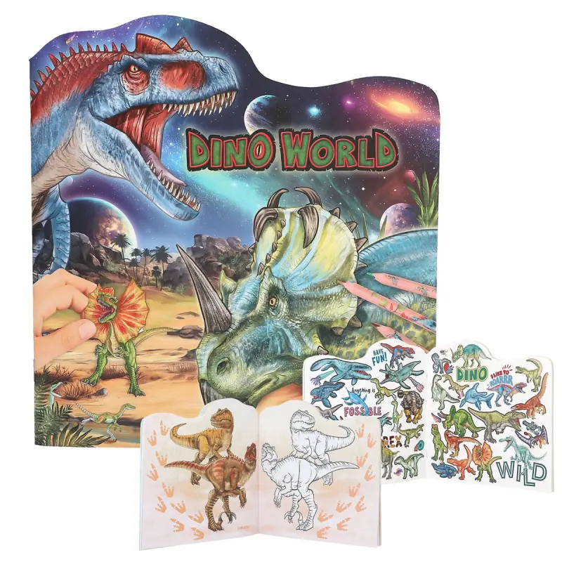 Dino World 4010070695460 | Reňkli Kitapça Berk Kagyz