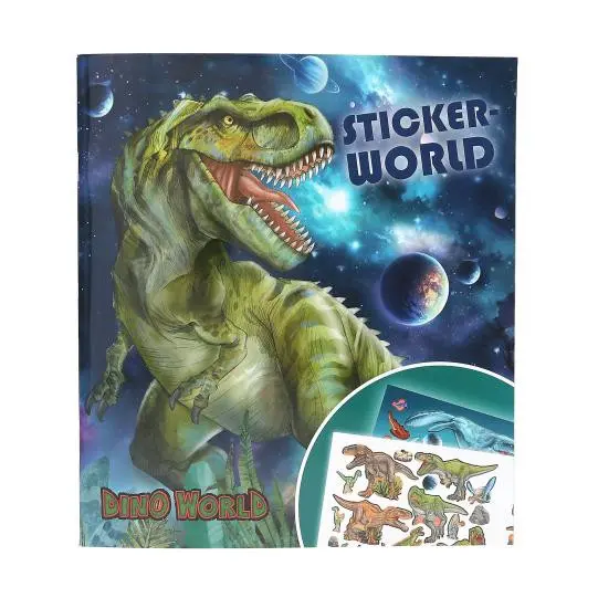 Dino World 4010070689162 | Книга с наклейками 20 стр. Динозавры