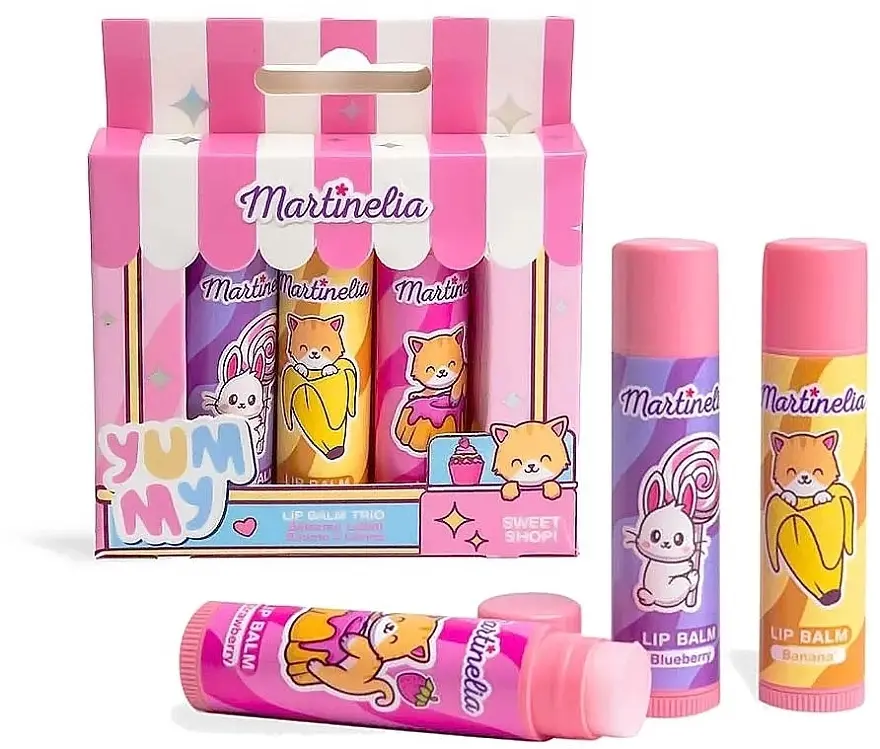 Martinelia 8436609398248 | Lip Balm Trio Set Colorful Box