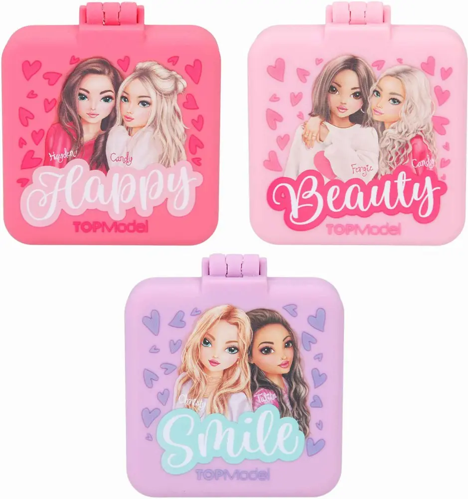 TOPModel 4010070631307 | Bukja saç daragy aýnaly, rezin ýüzli