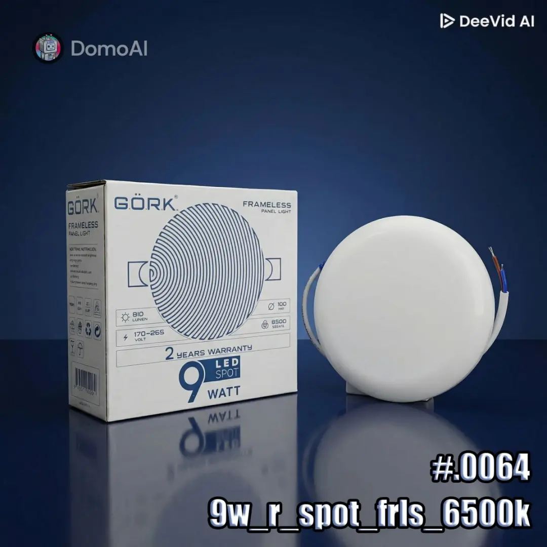 GÖRK 4833014250064 | LED Spot Light 9W 6500K Daylight