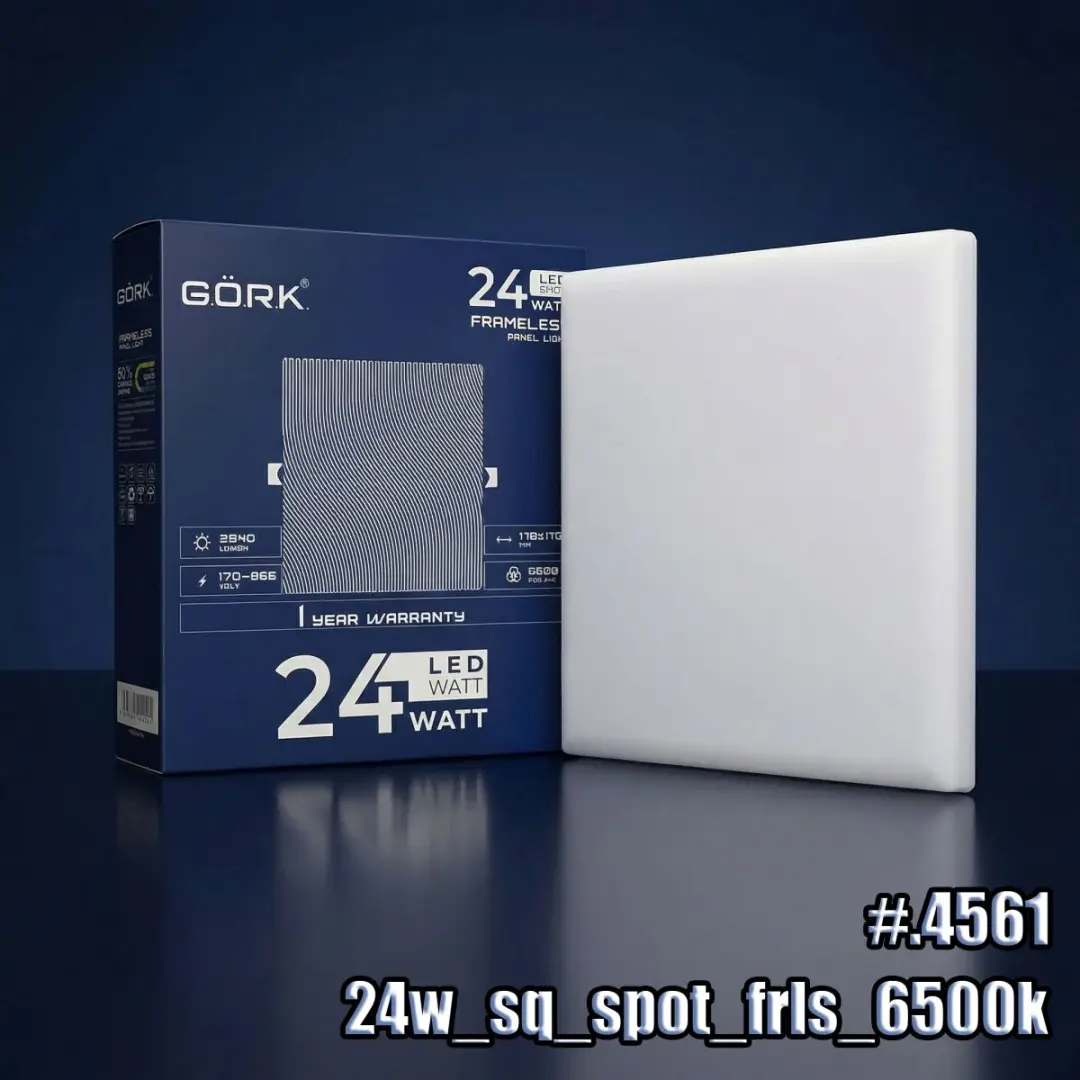 GÖRK 6548725214561 | LED Spot Light 24W 6500K Kwadrat