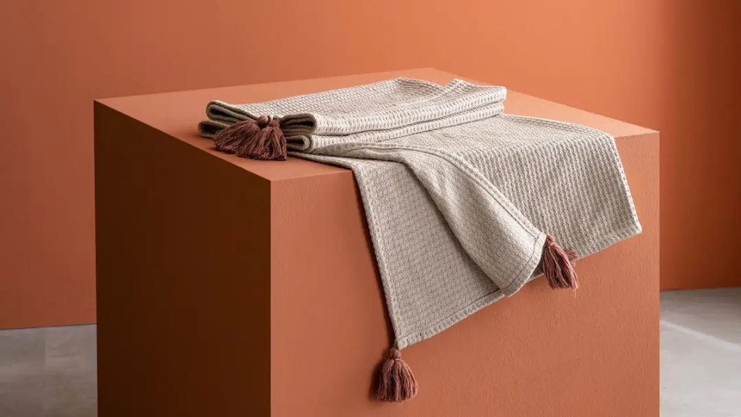 PIKE 3200420144 | Плед для дивана -с кисточками