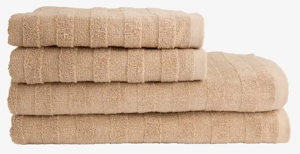 ASHA 3400001710 | Полотенце 50x90 см хлопок бежевое