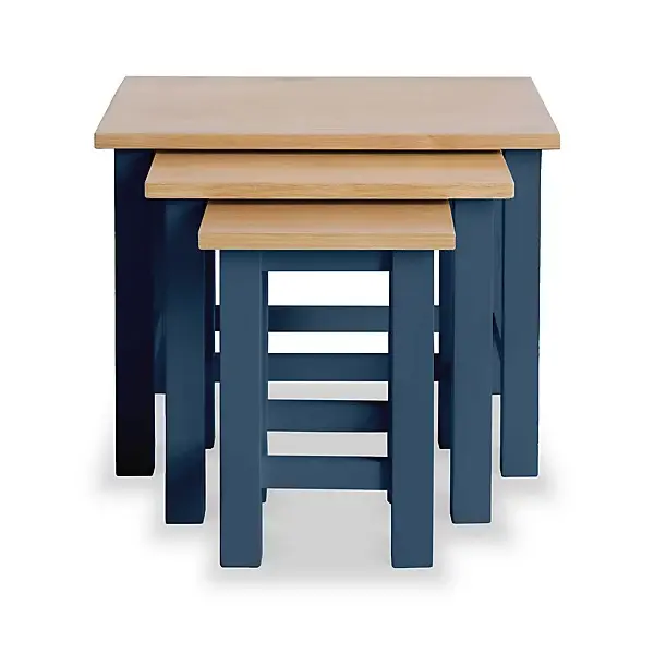 RADO 3200375366 | Nesting Table Set 3 pcs Navy Blue